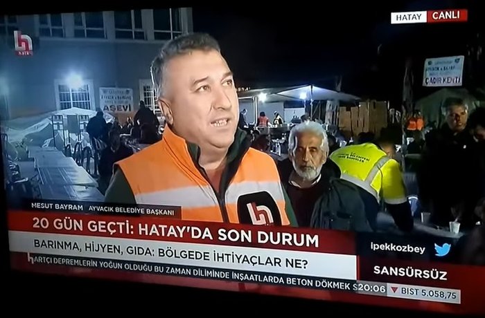 Ayvacık Belediye Başkanı Bayram Halk TV yayınına katıldı