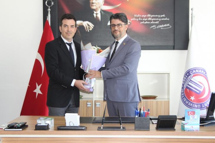 Ezine'de devir teslim töreni