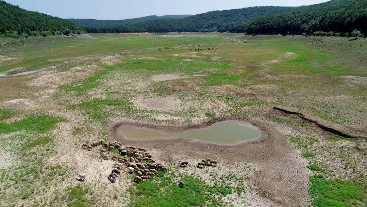 Megakentte barajların doluluk oranı yüzde 42,14 olarak ölçüldü; İşte o görüntüler...