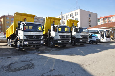 Belediye araç filosunu güçlendiriyor...